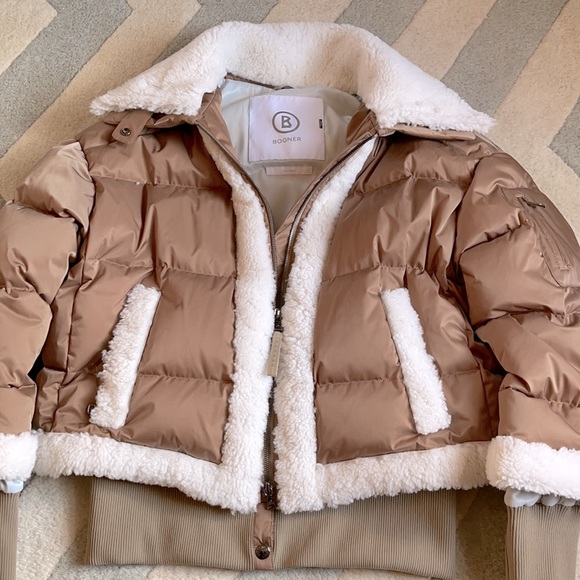 Bogner Suza Shearlingtrimmed Ski Jacket 
